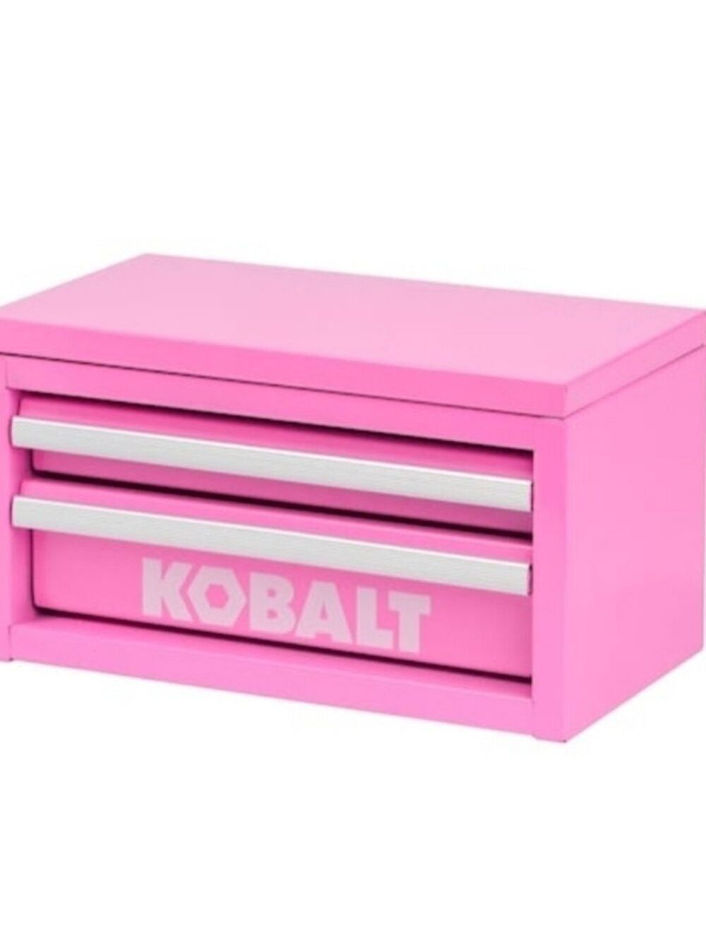 Kobalt Mini Tool Box Organizer NEW HOT PINK Makeup Crafts Toys Stamps - Picture 2 of 6